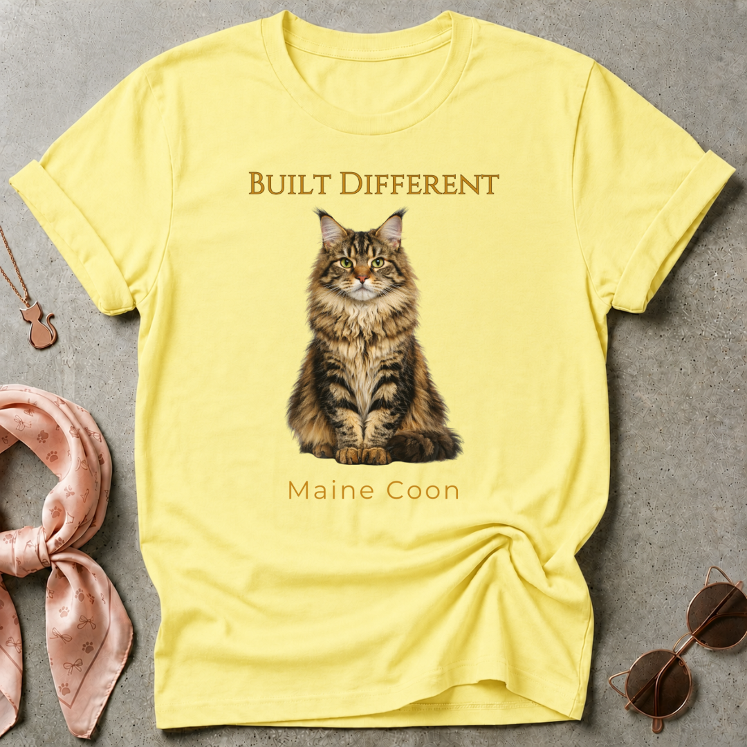 Built Different Maine Coon Graphic Tee