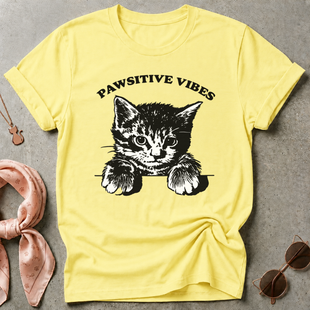 Pawsitive Vibes Graphic Tee