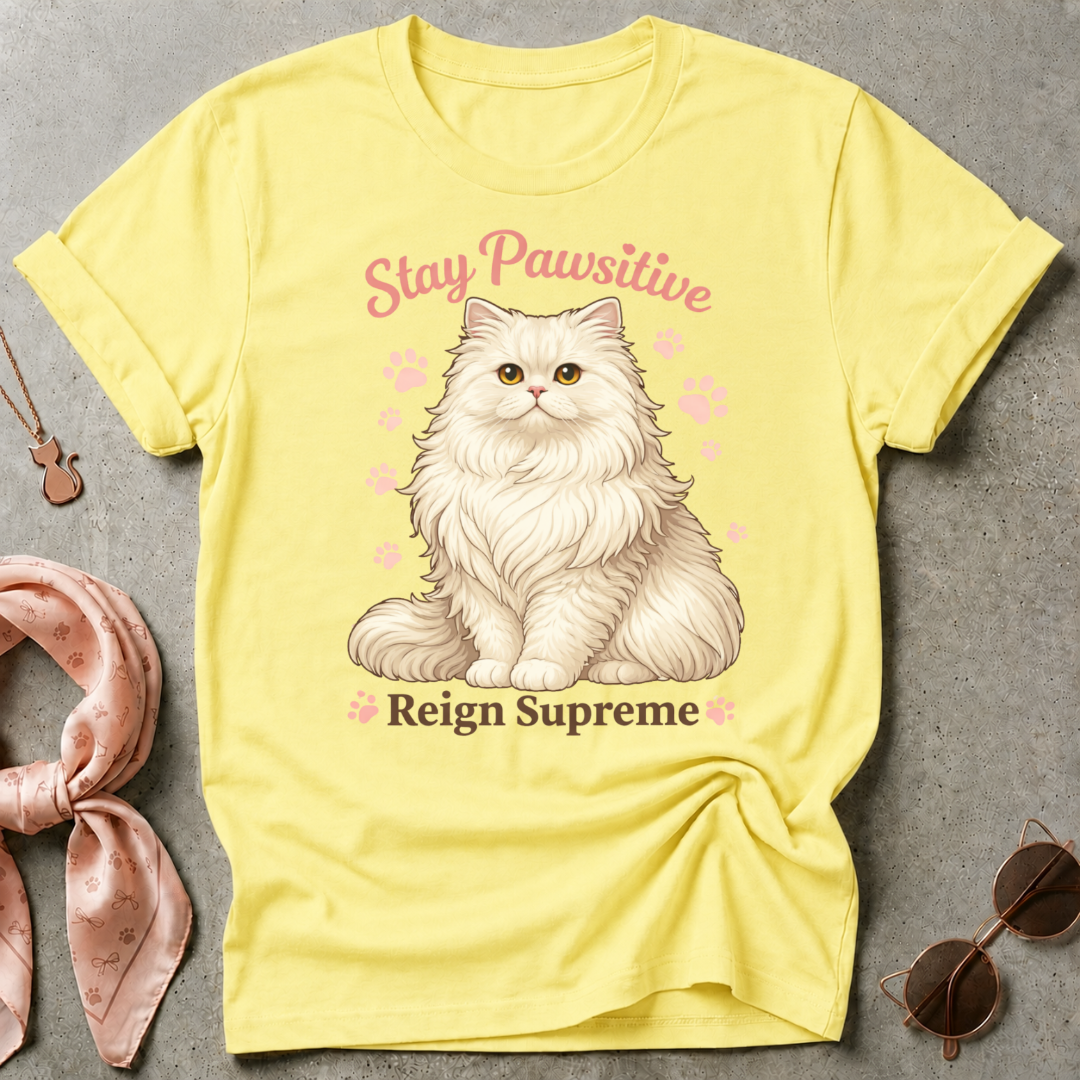 Stay Pawsitive Reign Supreme Graphic Tee
