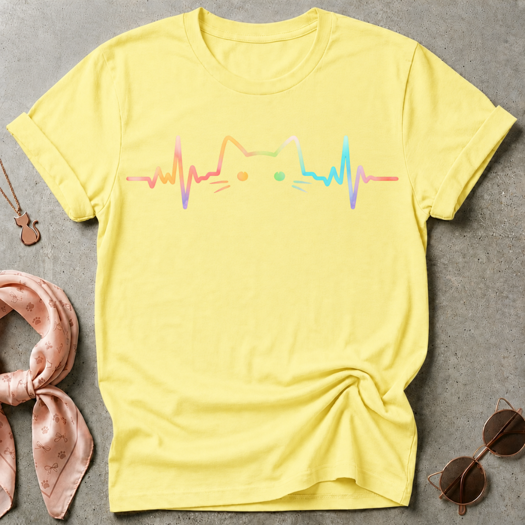 EKG Kitty Graphic Tee