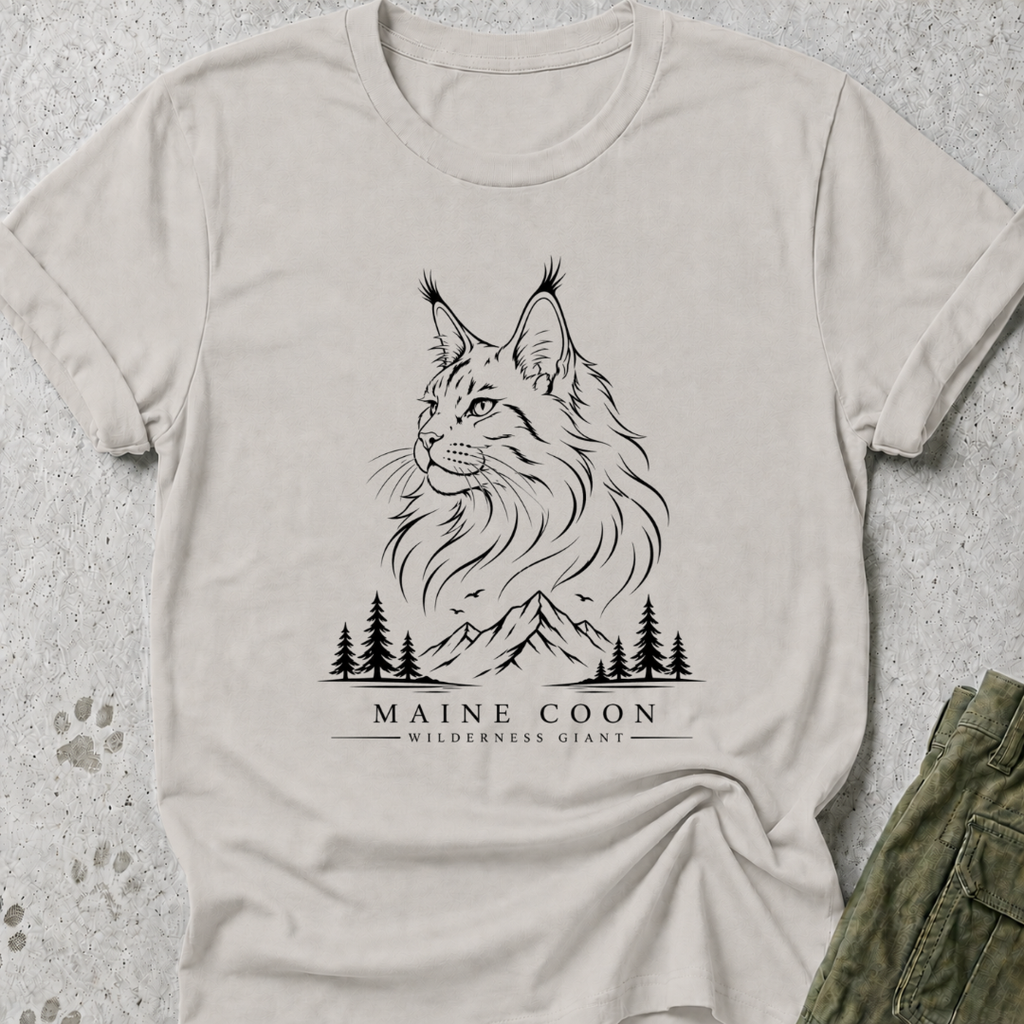 Maine Coon Wilderness Giant Graphic Tee