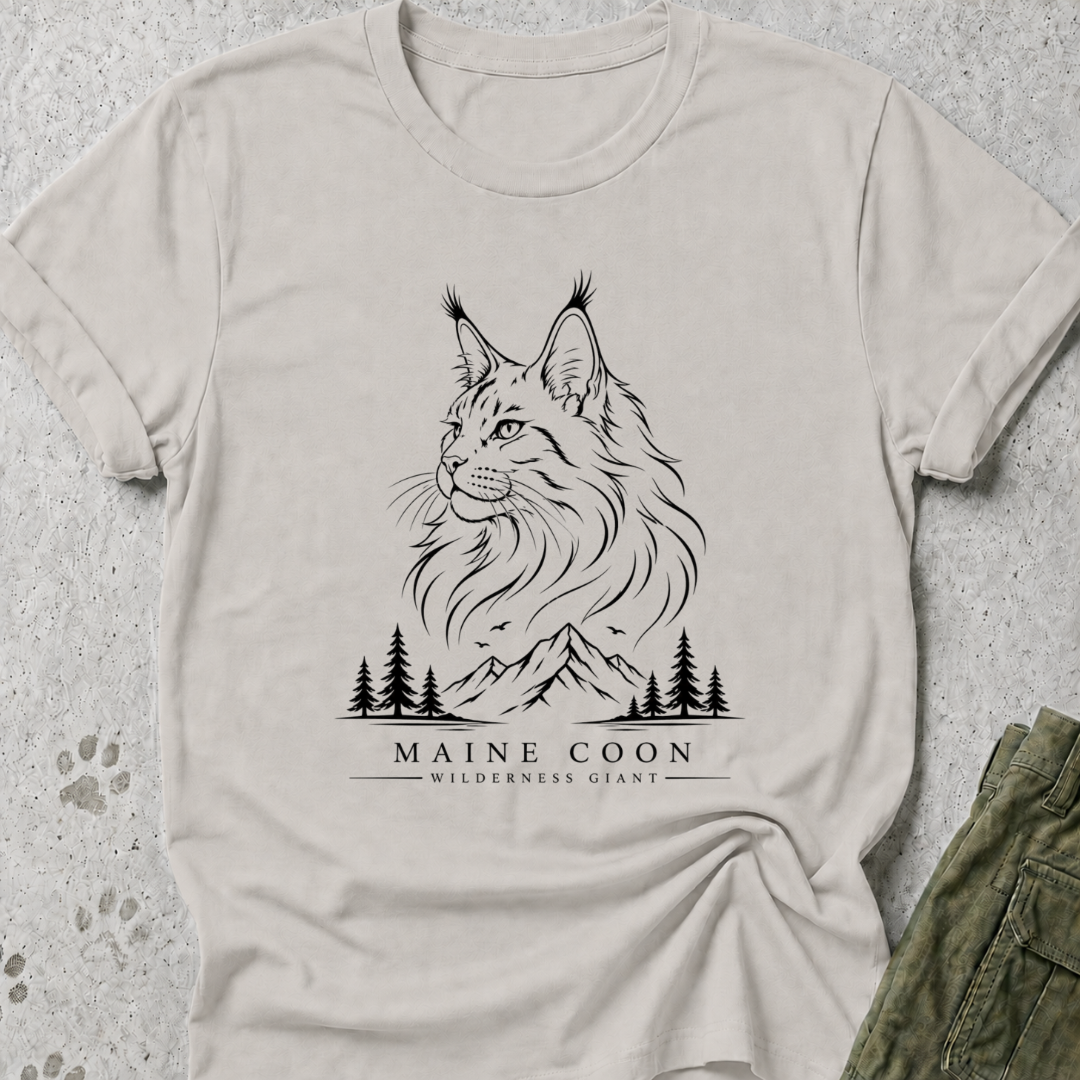 Maine Coon Wilderness Giant Graphic Tee