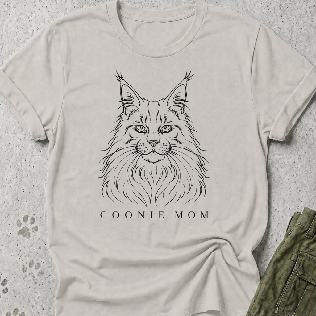 Maine Coon Coonie Mom Graphic Tee