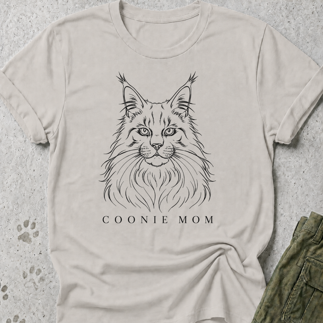 Maine Coon Coonie Mom Graphic Tee