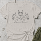 Three Maine Coons Graphic Tee