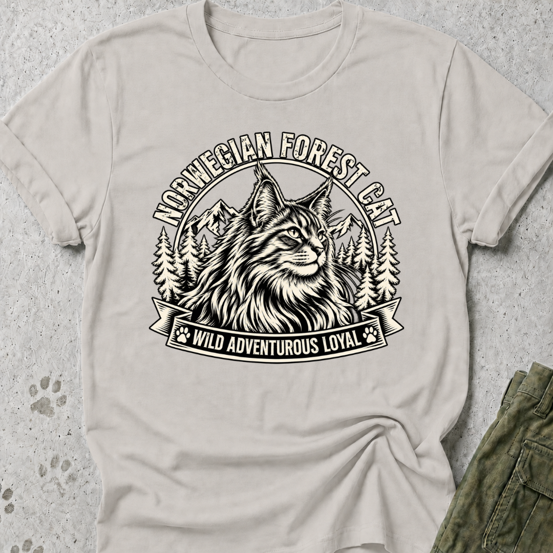Norwegian Forest Cat WAL Graphic Tee