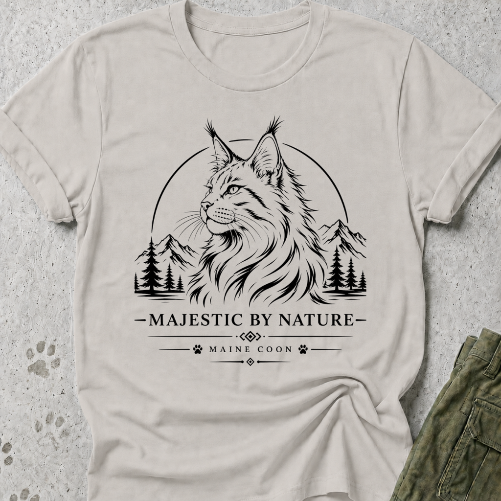 Maine Coon Majestic Graphic Tee