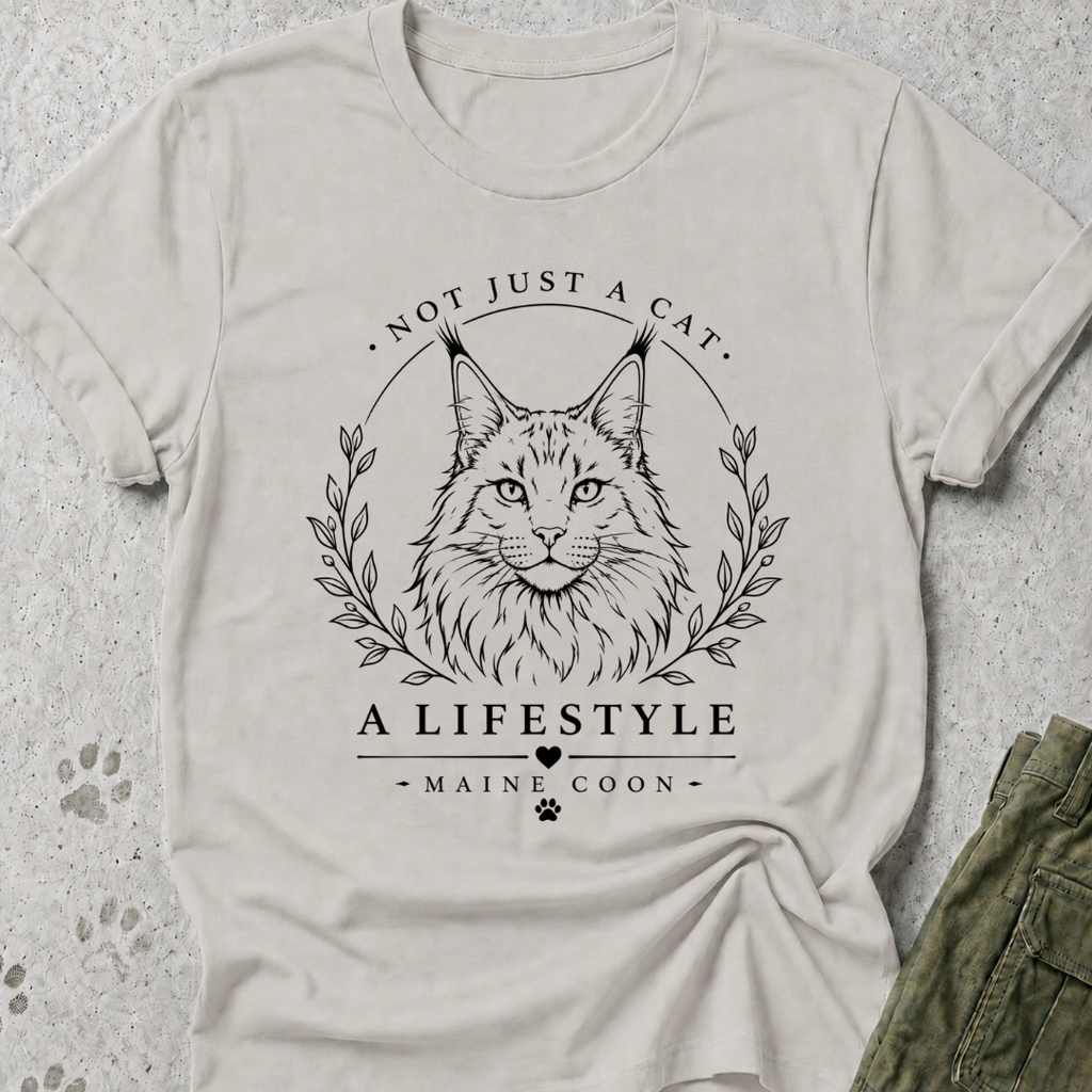 Maine Coon Lifestyle Graphic Tee