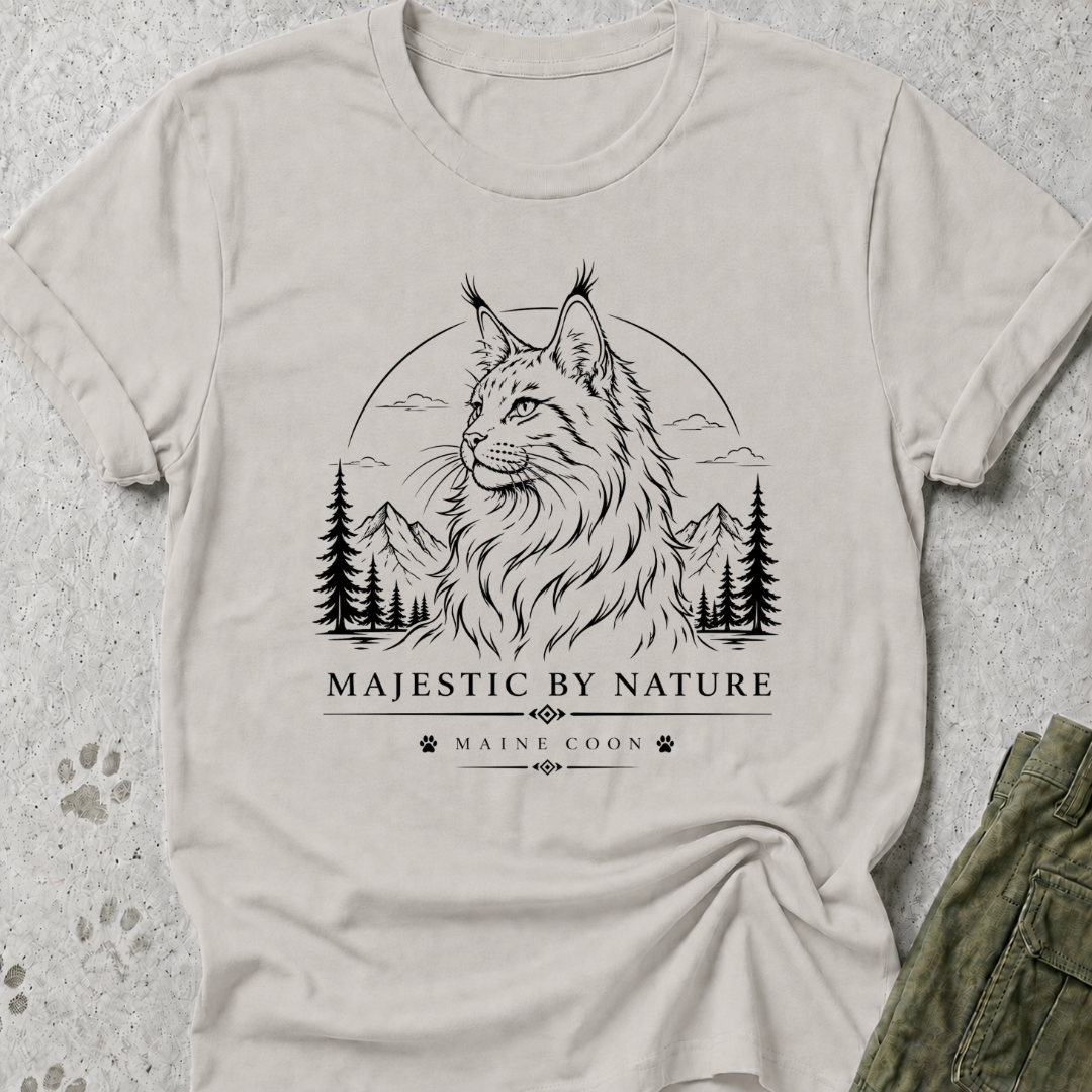 Maine Coon Majestic Two Graphic Tee