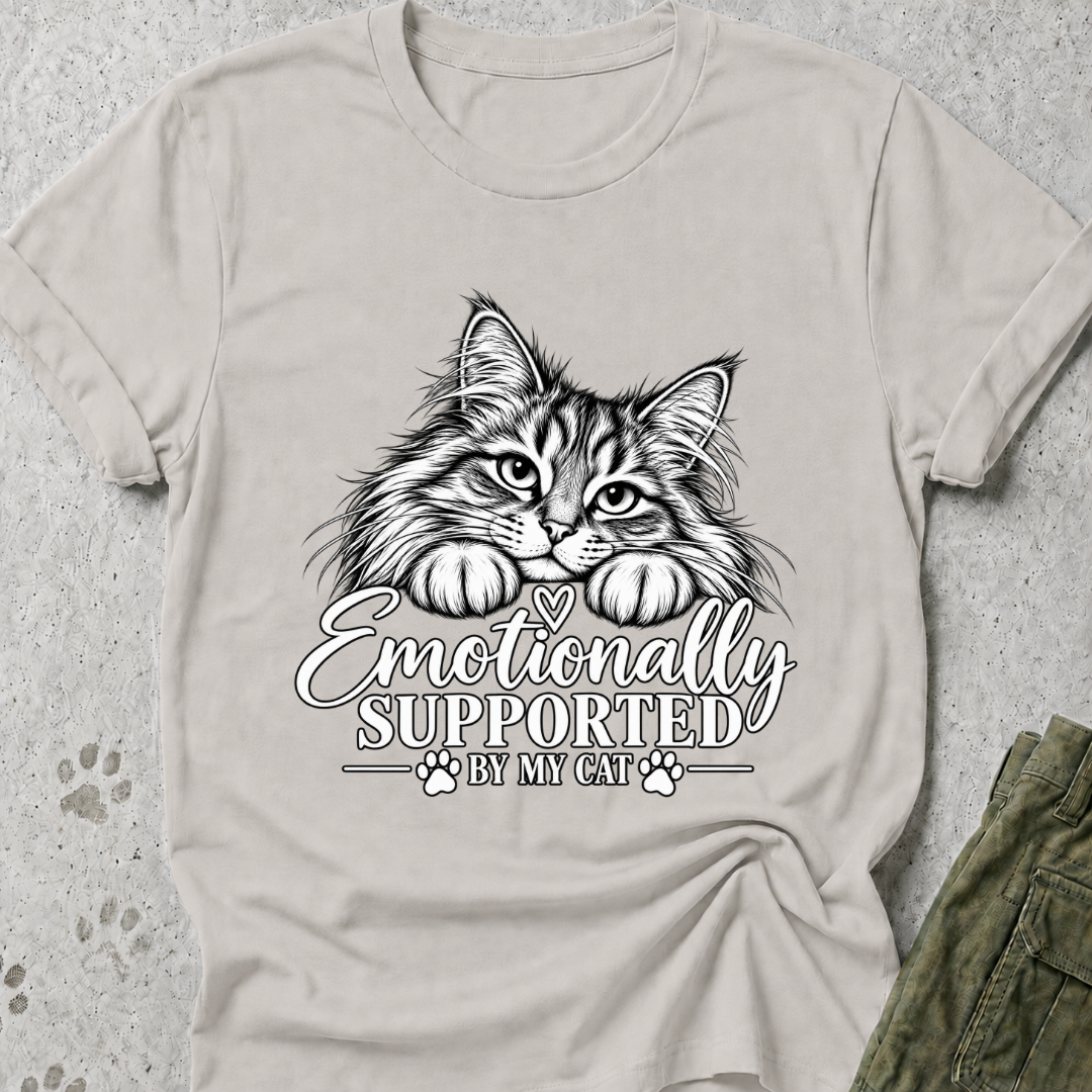 Emotional Support Cat Graphic Tee