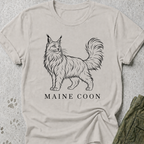 Maine Coon Full Body Graphic Tee