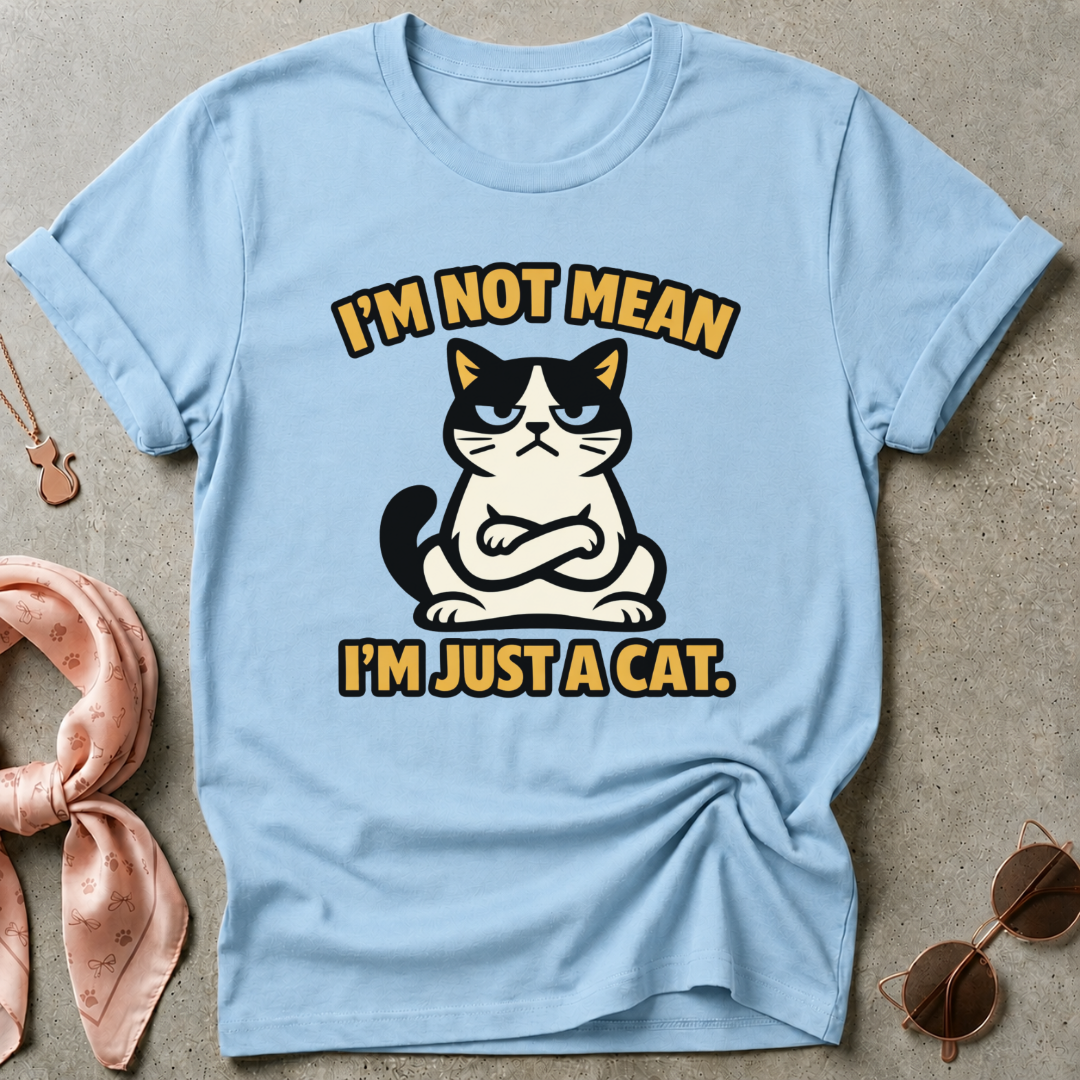 I'm Not Mean I'm Just A Cat Graphic Tee