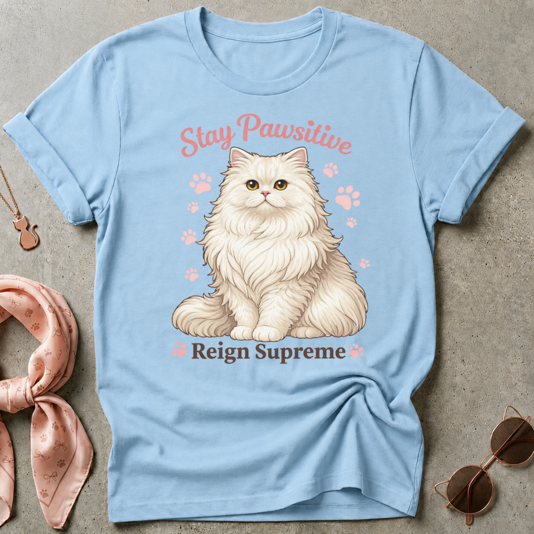 Stay Pawsitive Reign Supreme Graphic Tee