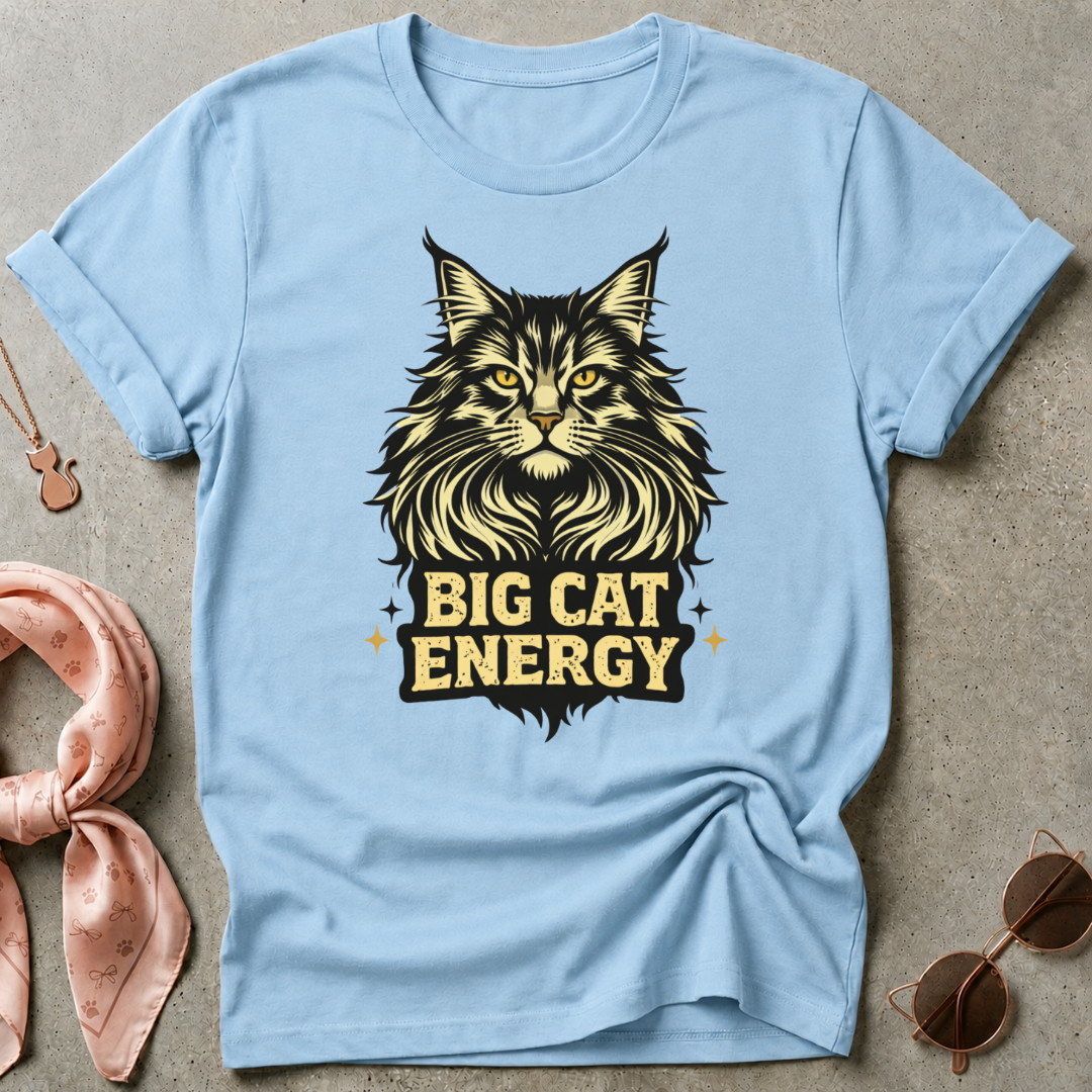 Big Cat Energy Graphic Tee