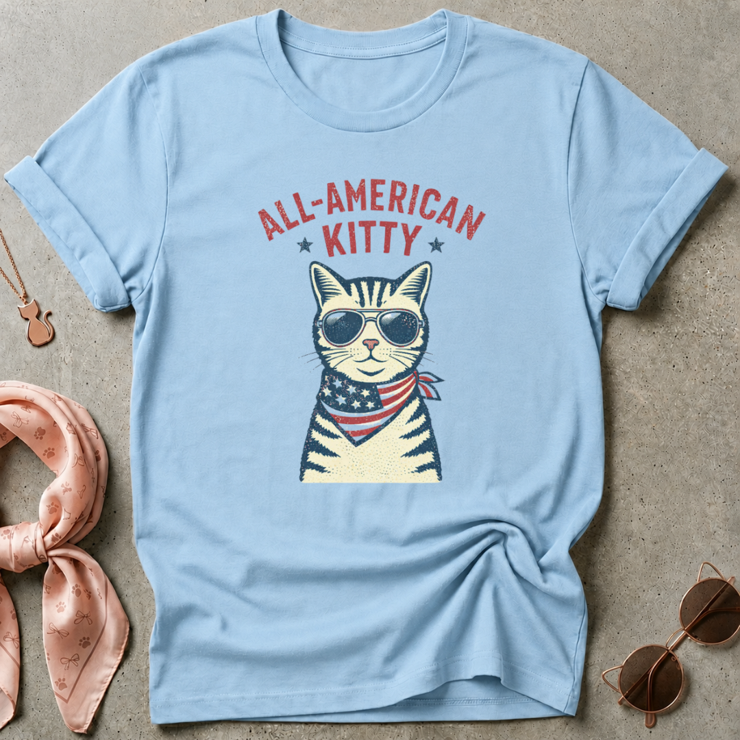 All American Kitty Graphic Tee