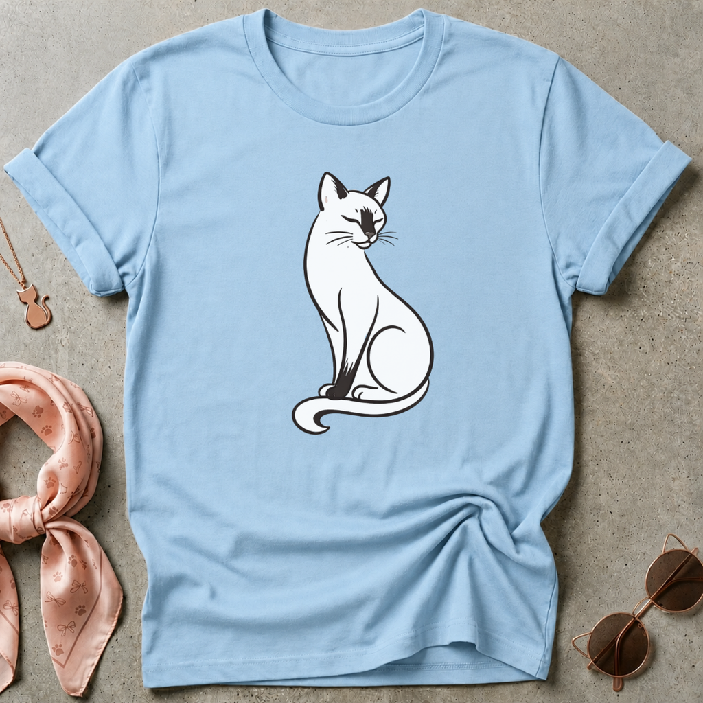 Siamese Silhouette Graphic Tee