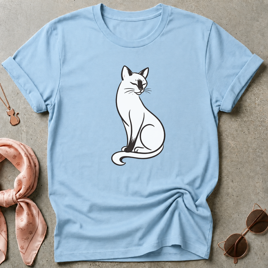 Siamese Silhouette Graphic Tee