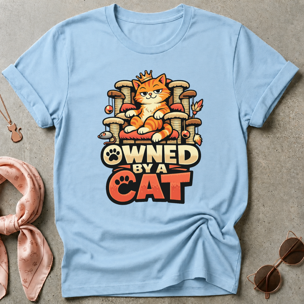 Owned By A Cat Graphic Tee