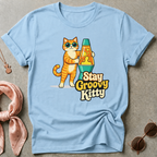 Stay Groovy Kitty Graphic Tee