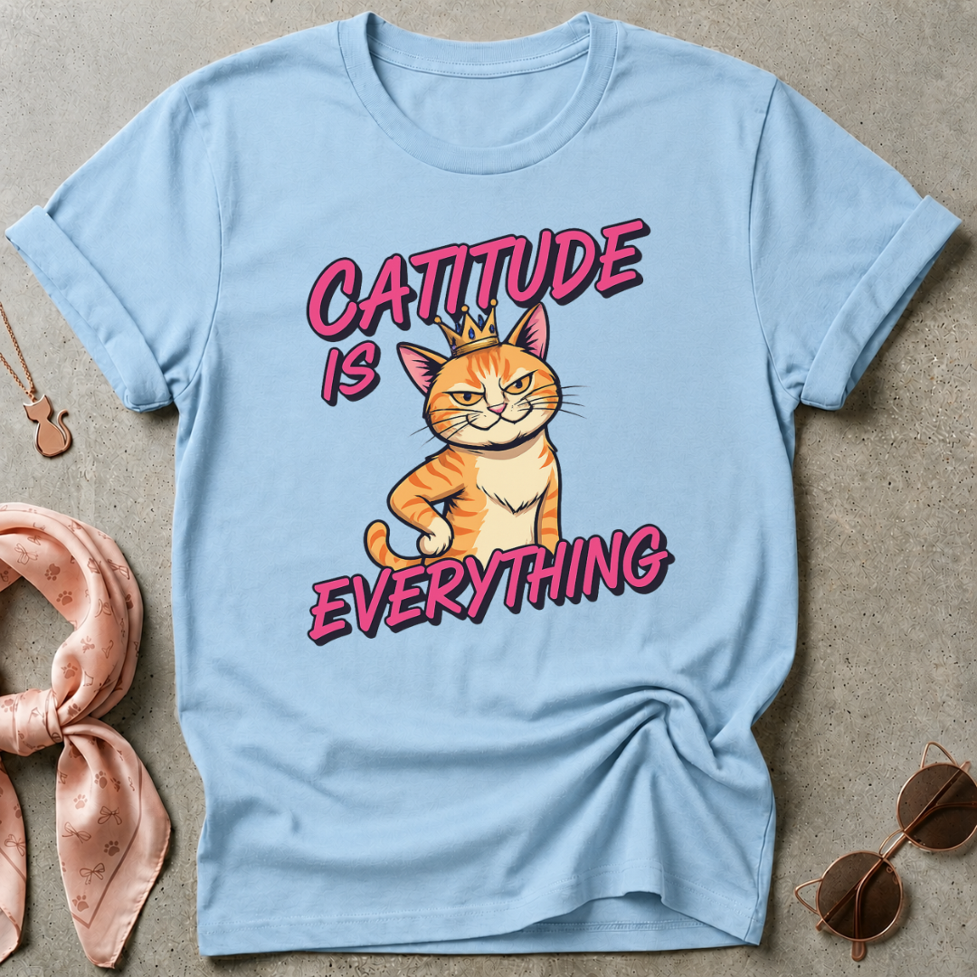 Catitude is Everything Graphic Tee
