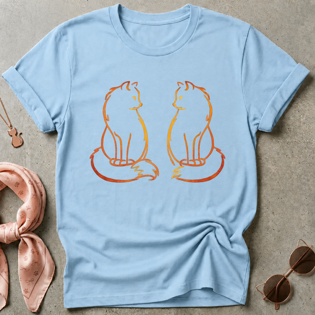 Fire Cats Graphic Tee