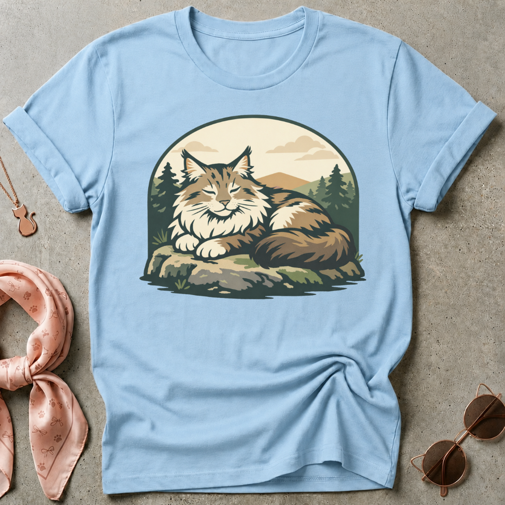 Maine Coon Badge Graphic Tee