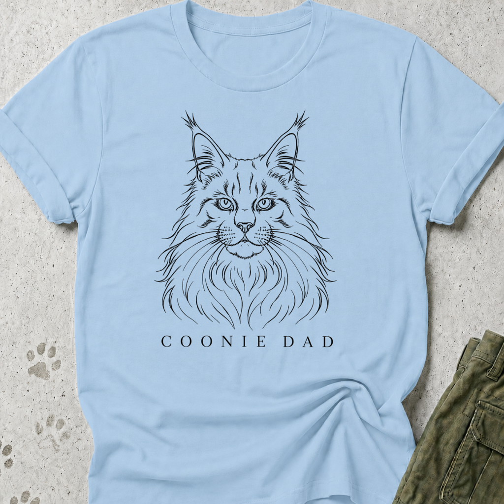 Maine Coon Coonie Dad Graphic Tee