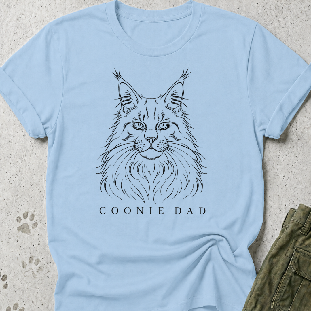 Maine Coon Coonie Dad Graphic Tee