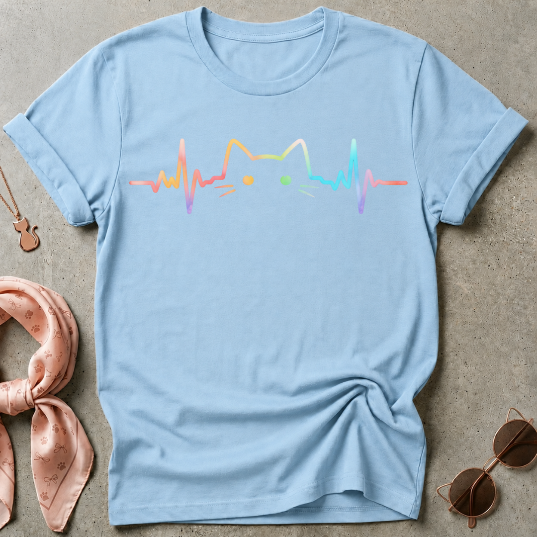 EKG Kitty Graphic Tee