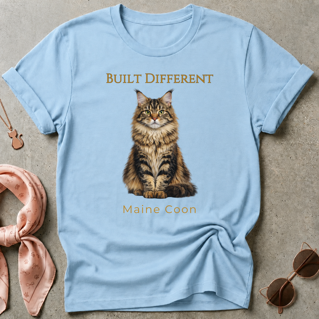 Built Different Maine Coon Graphic Tee