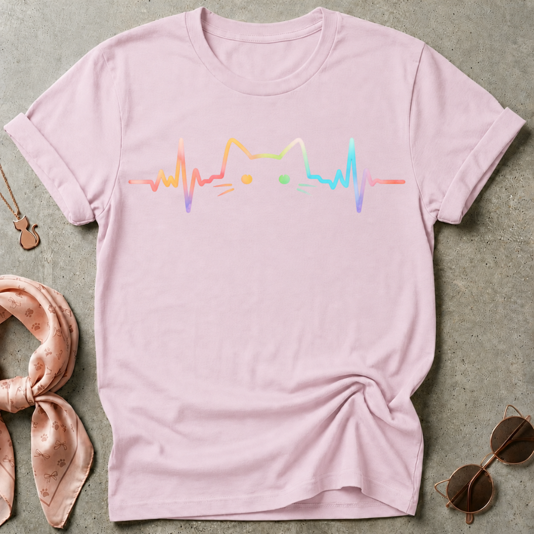 EKG Kitty Graphic Tee