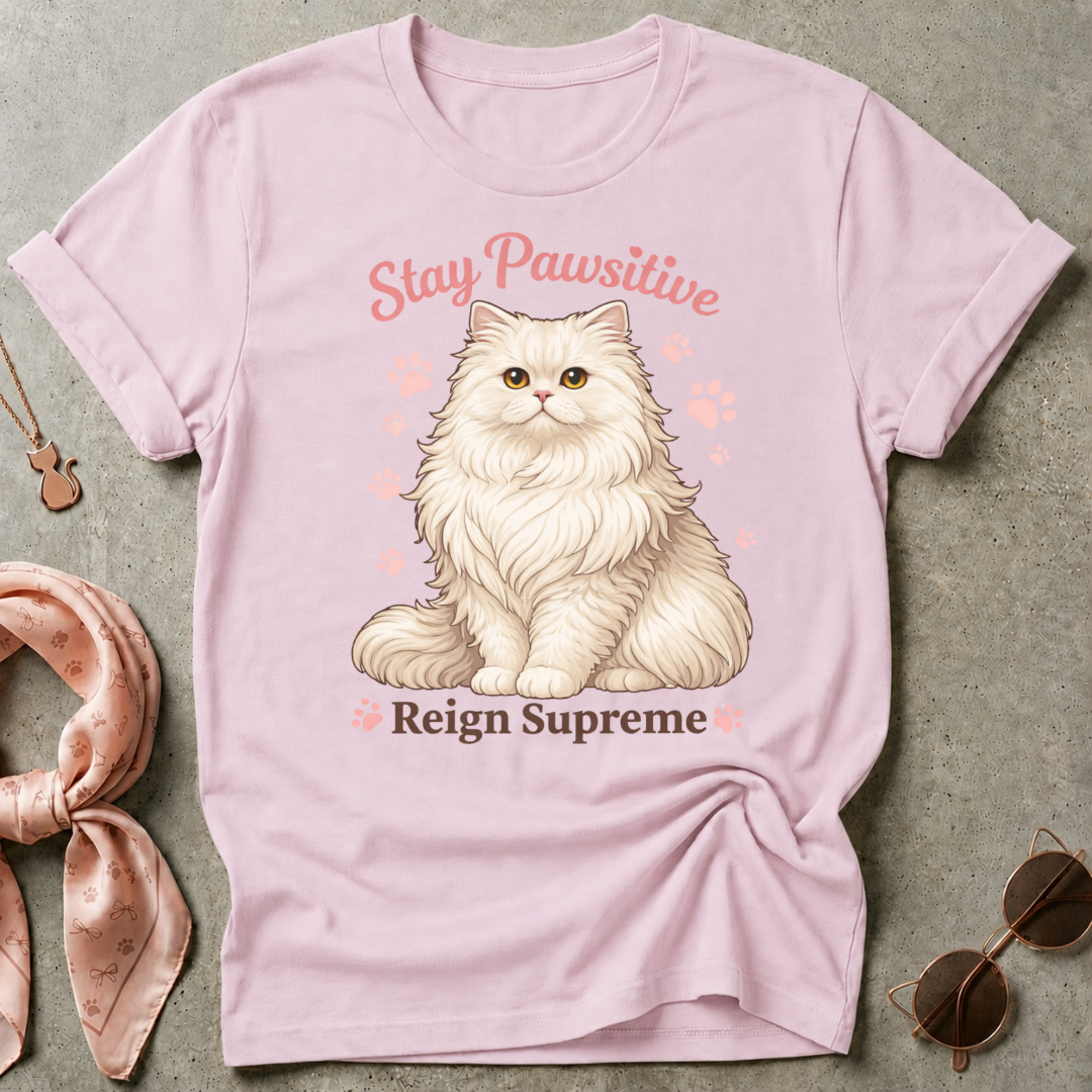Stay Pawsitive Reign Supreme Graphic Tee