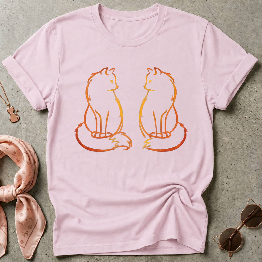 Fire Cats Graphic Tee