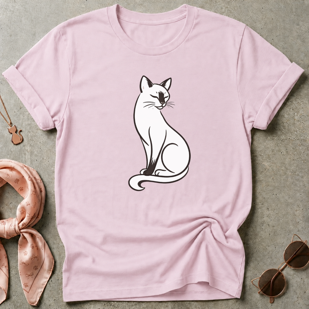 Siamese Silhouette Graphic Tee