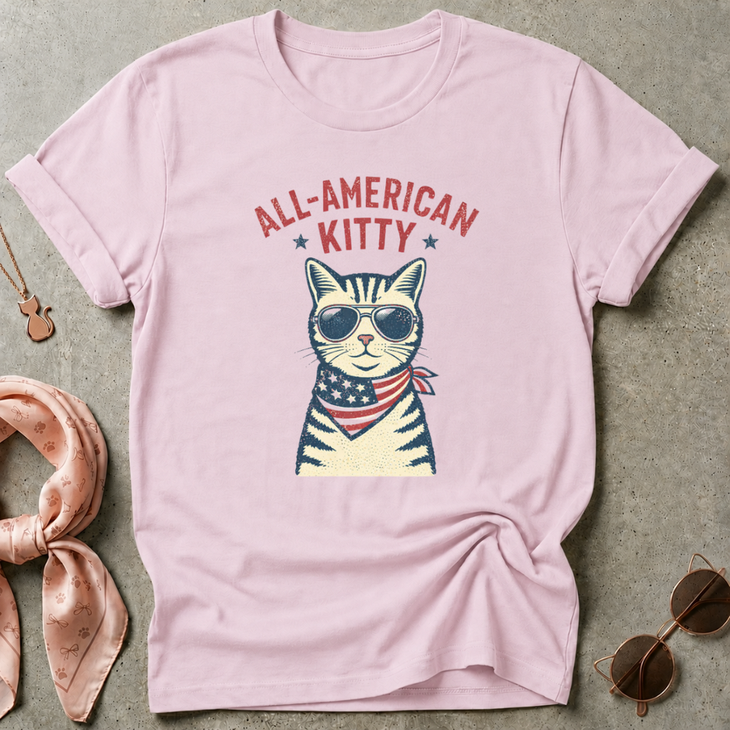 All American Kitty Graphic Tee