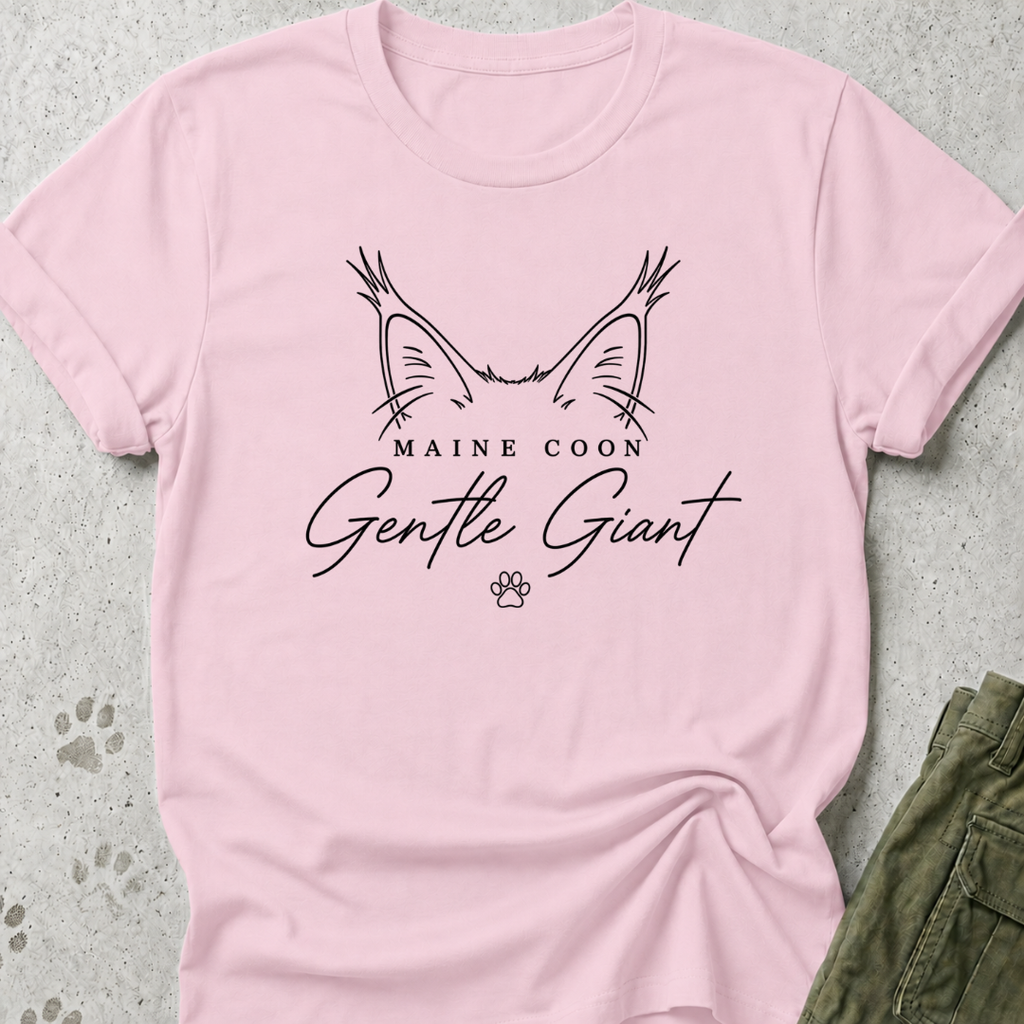 Maine Coon Gentle Giant Ears Graphic Tee
