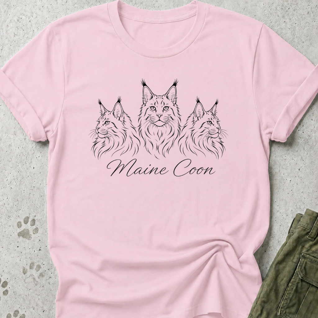 Three Maine Coons Graphic Tee