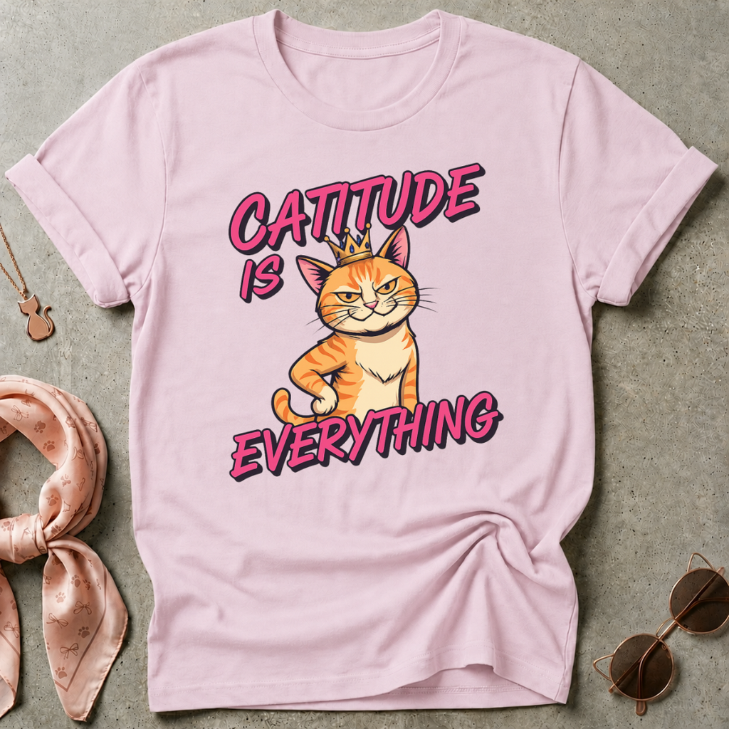 Catitude is Everything Graphic Tee