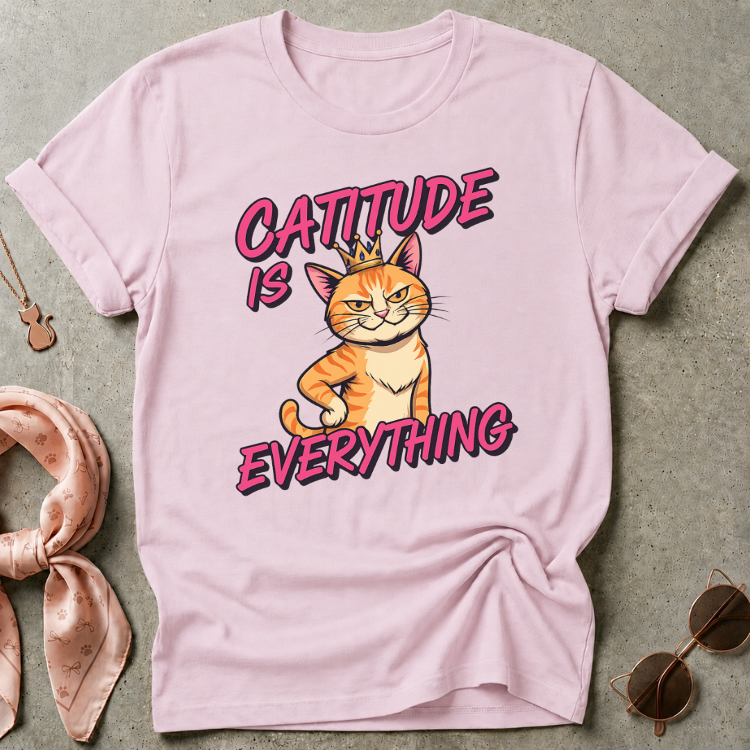Catitude is Everything Graphic Tee