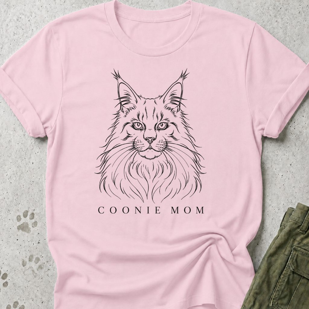 Maine Coon Coonie Mom Graphic Tee