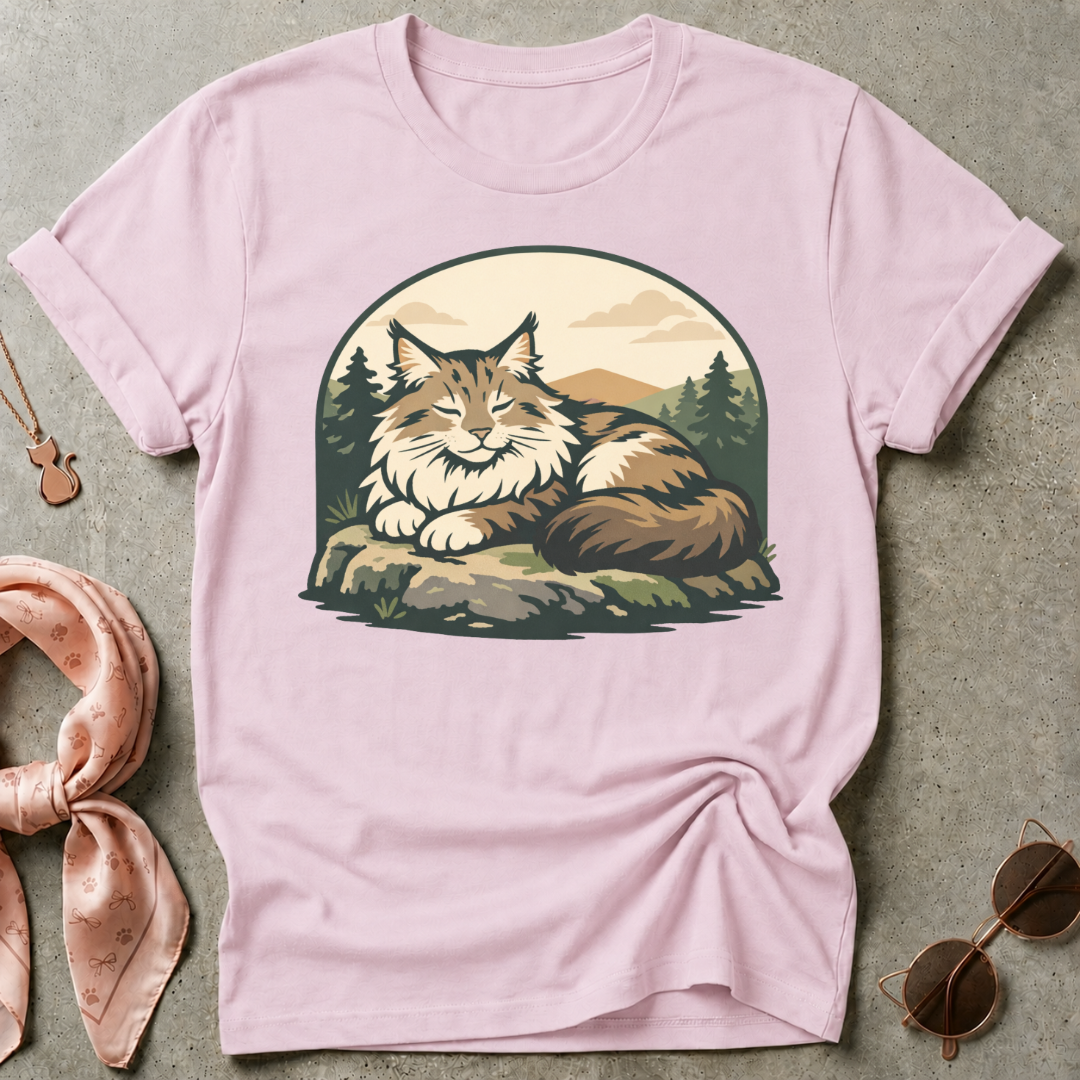Maine Coon Badge Graphic Tee