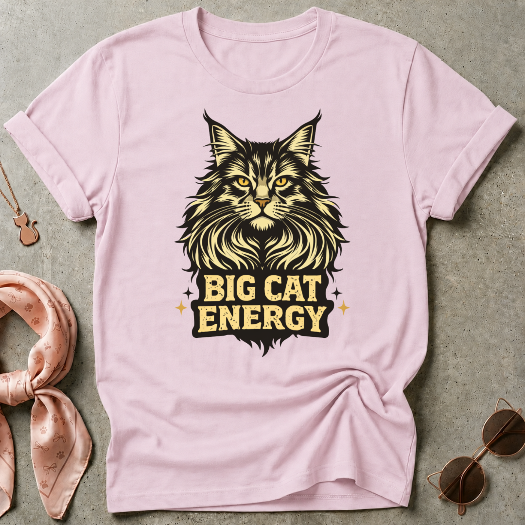 Big Cat Energy Graphic Tee