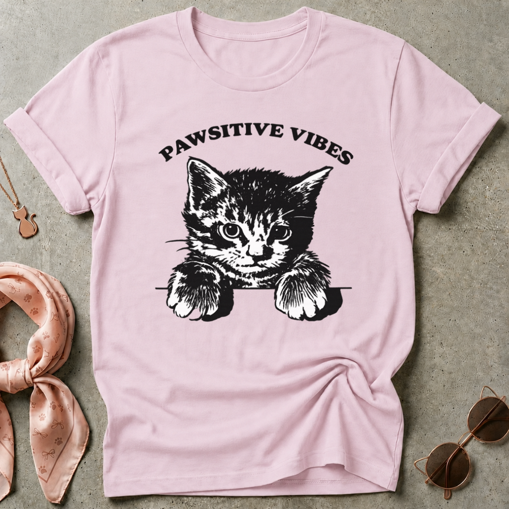 Pawsitive Vibes Graphic Tee