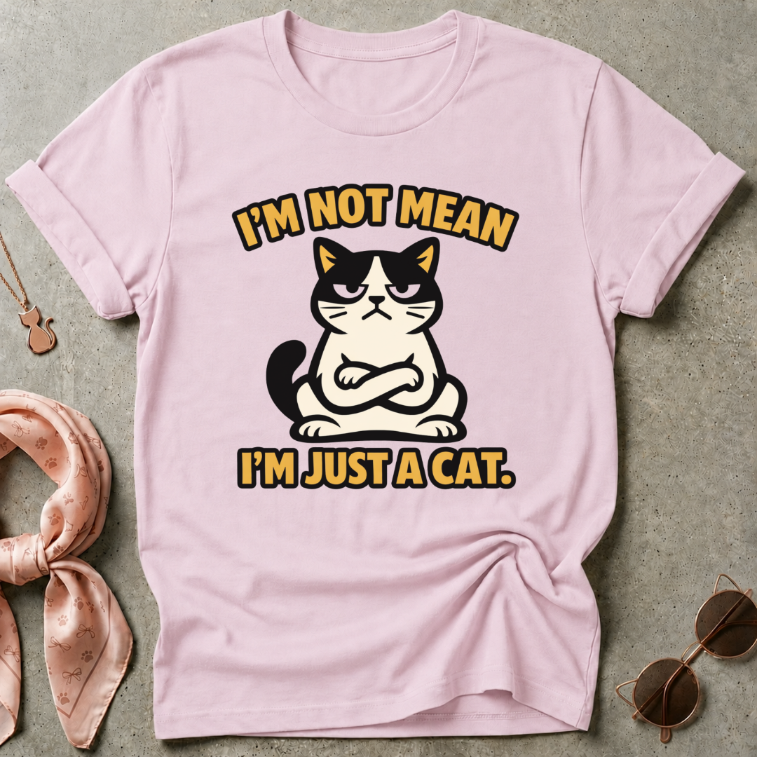 I'm Not Mean I'm Just A Cat Graphic Tee