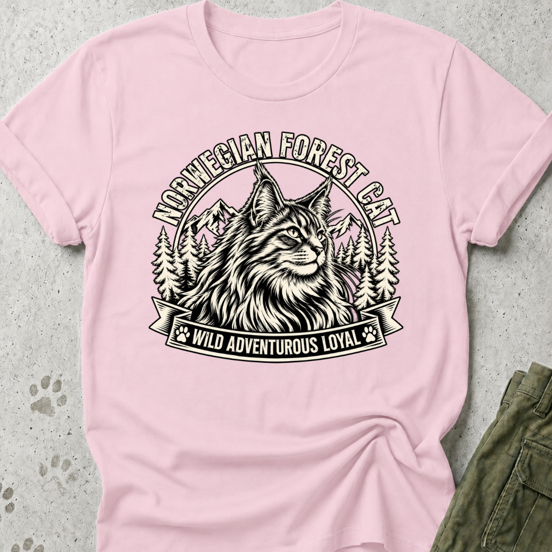 Norwegian Forest Cat WAL Graphic Tee