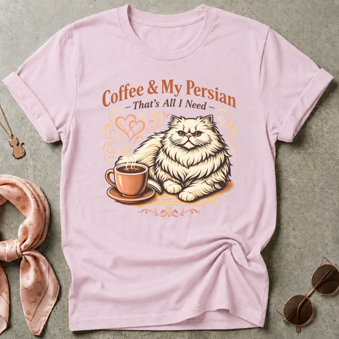 Coffee and My Persian Graphic Tee