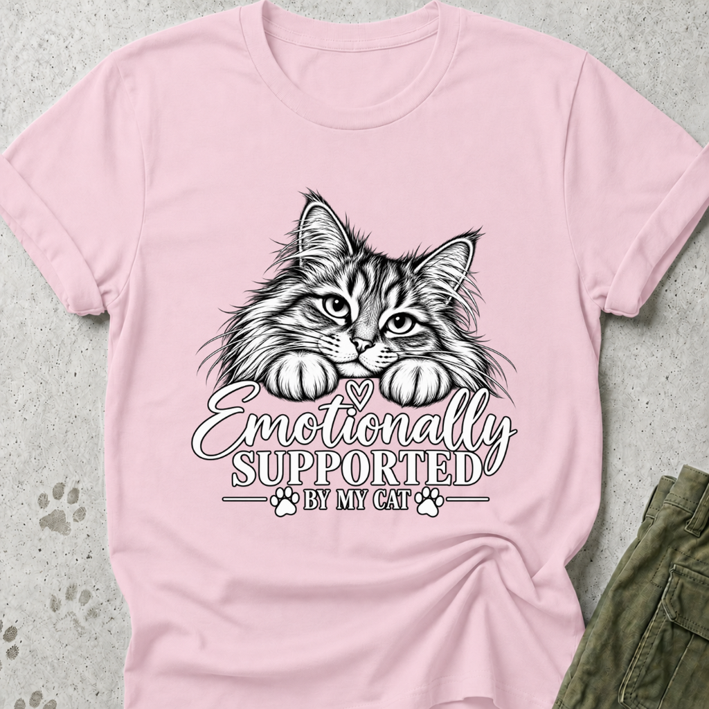 Emotional Support Cat Graphic Tee