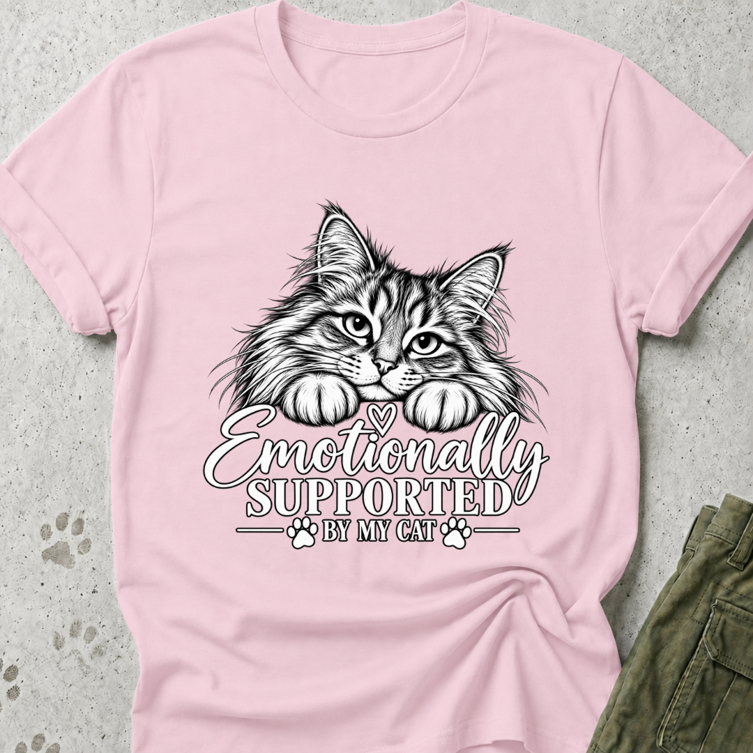 Emotional Support Cat Graphic Tee