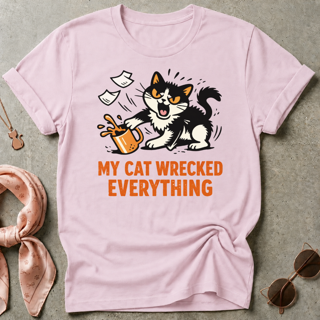 My Cat Wrecked Everything Graphic Tee