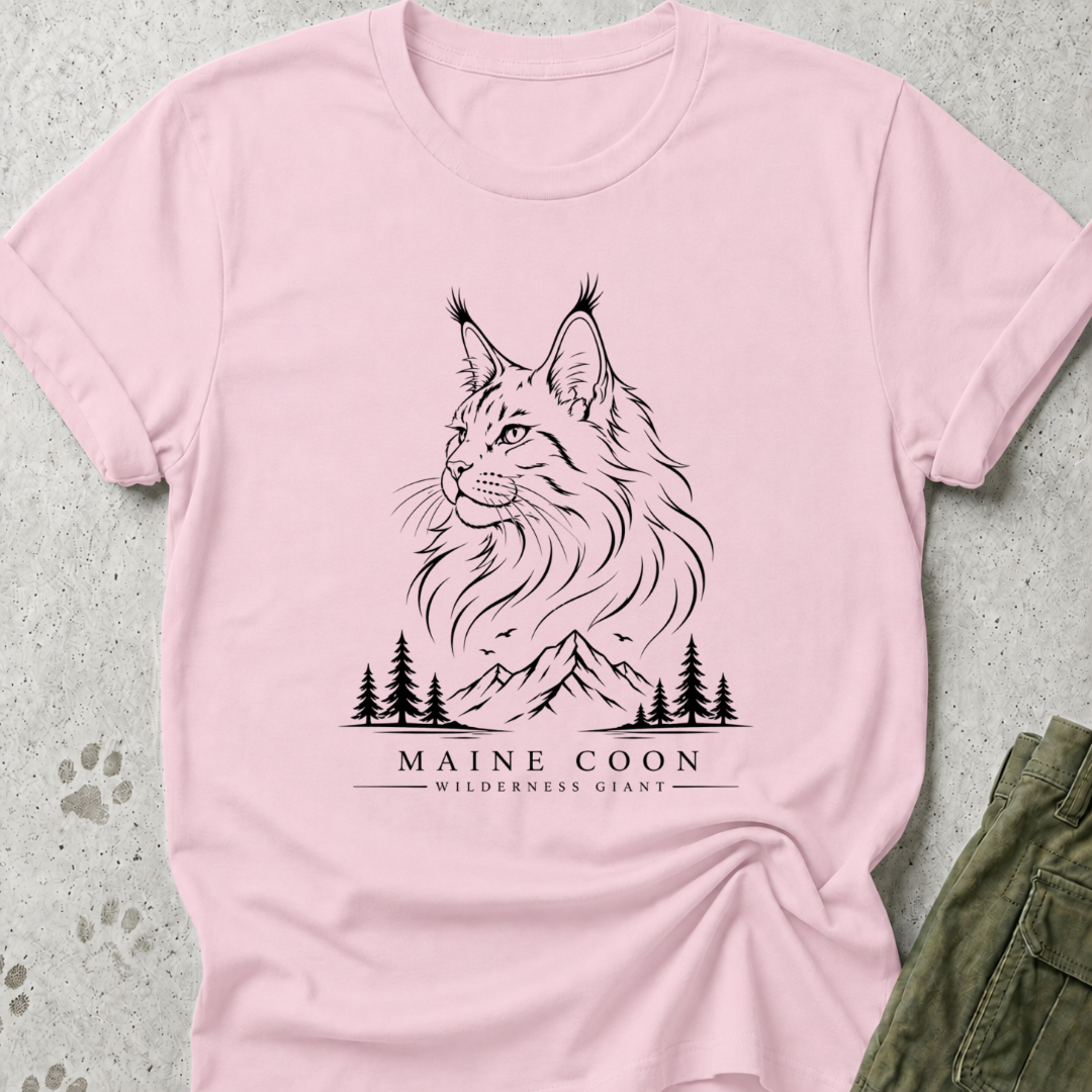 Maine Coon Wilderness Giant Graphic Tee